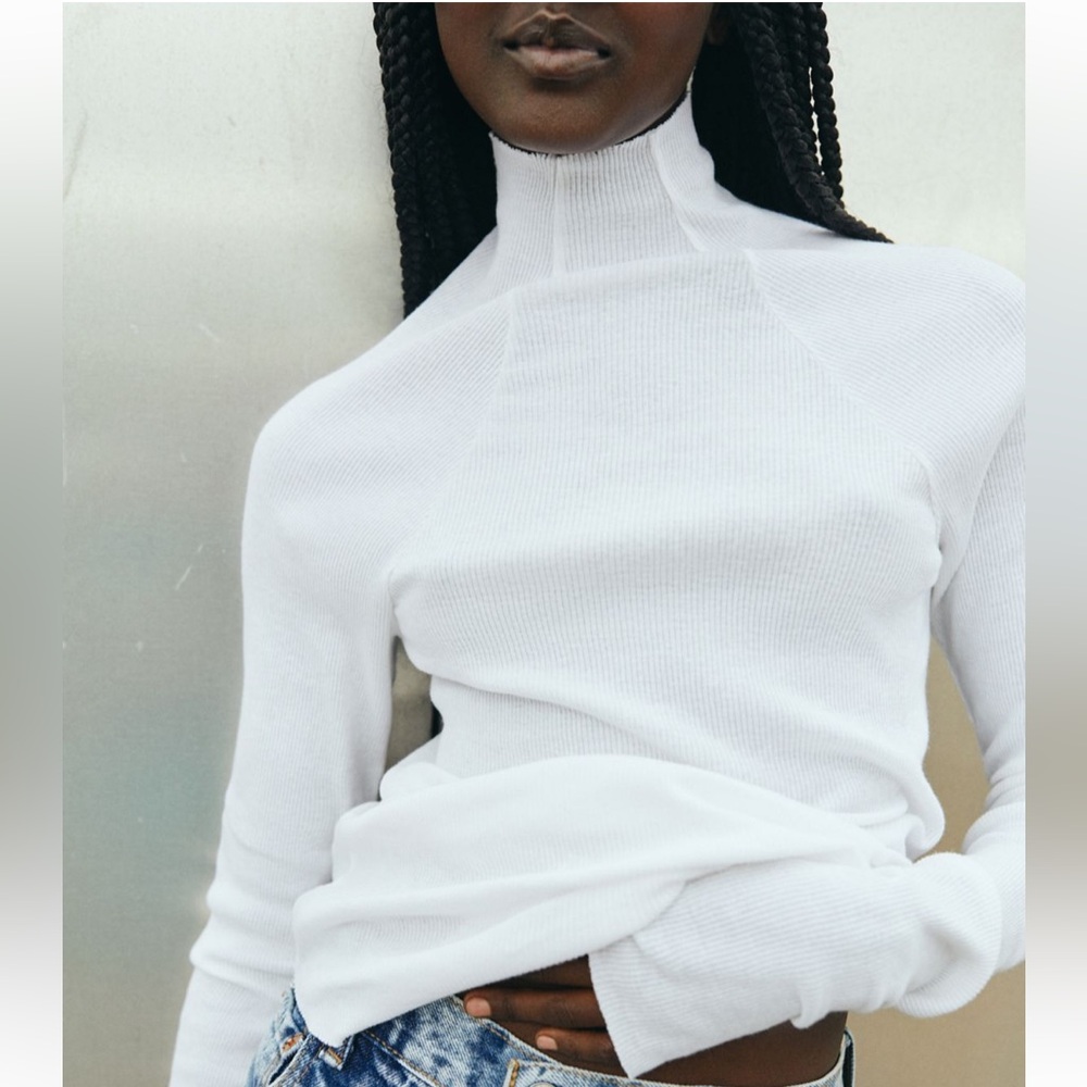 ✨NEW✨KOTO RIBBED MOCKED NECK LONG SLEEVE SHIRT UNISEX MENS WOMENS SOLD OUT!